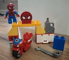 Lego Duplo Spider-Man Web-Bike Workshop Set 10607 Complete Motorcycle Wrench