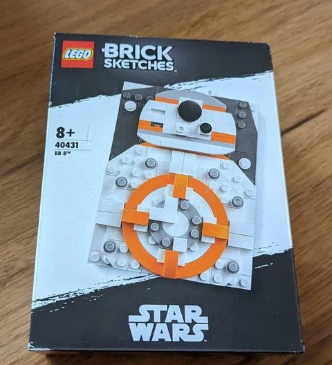 LEGO Brick Sketches 40431 Star Wars BB-8 New & Original Packaging - Collectible