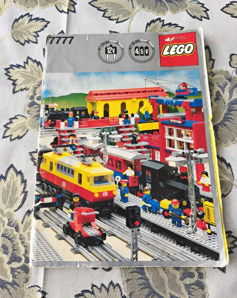 Lego Building Instructions Ideas Book Train 7777 Manual 1981 Vintage