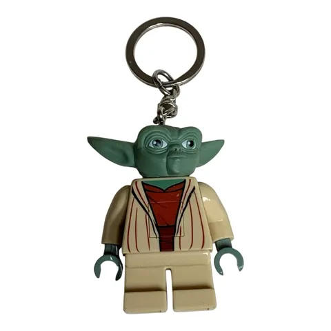 LEGO Star Wars Yoda LED KeyChain Light / Flashlight 2012 Works Great