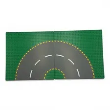 Vintage Lego 10X10 Street Road Building Green Base Plates Lot Of 2 44342 2-01