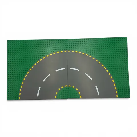 Vintage Lego 10X10 Street Road Building Green Base Plates Lot Of 2 44342 2-01