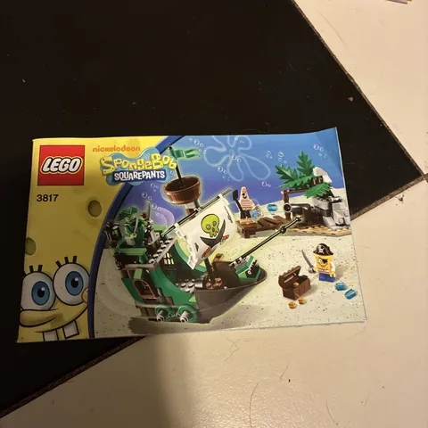 LEGO INSTRUCTIONS 3817 SpongeBob SquarePants The Flying Dutchman Manual Booklet