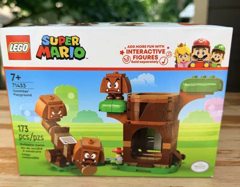 LEGO Super Mario 71433 Goombas’ Playground Expansion Set NEW Factory Sealed