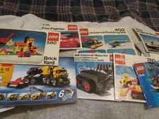 Vintage Retired Sets Lego Legoland Instructions Lot 1980's 709 402 780 901 775 +