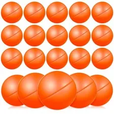Lottery Balls 25 Pack Orange Plastic Balls 1.57 Inch For Filling For T...