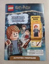 LEGO Harry Potter Magical Riddles Activity Book & Ron Weasley Minifigure