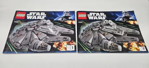 Lego Star Wars Millenium Falcon 7965 Instructions Manuals Only Part 1 & 2