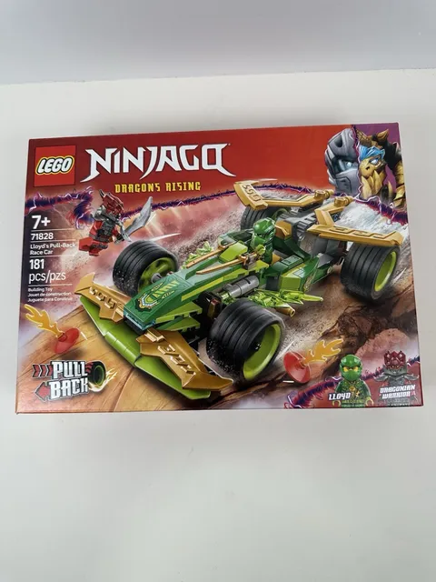 LEGO NINJAGO 71828 Dragons Rising Lloyd's Pull-Back Race Car - New & Sealed