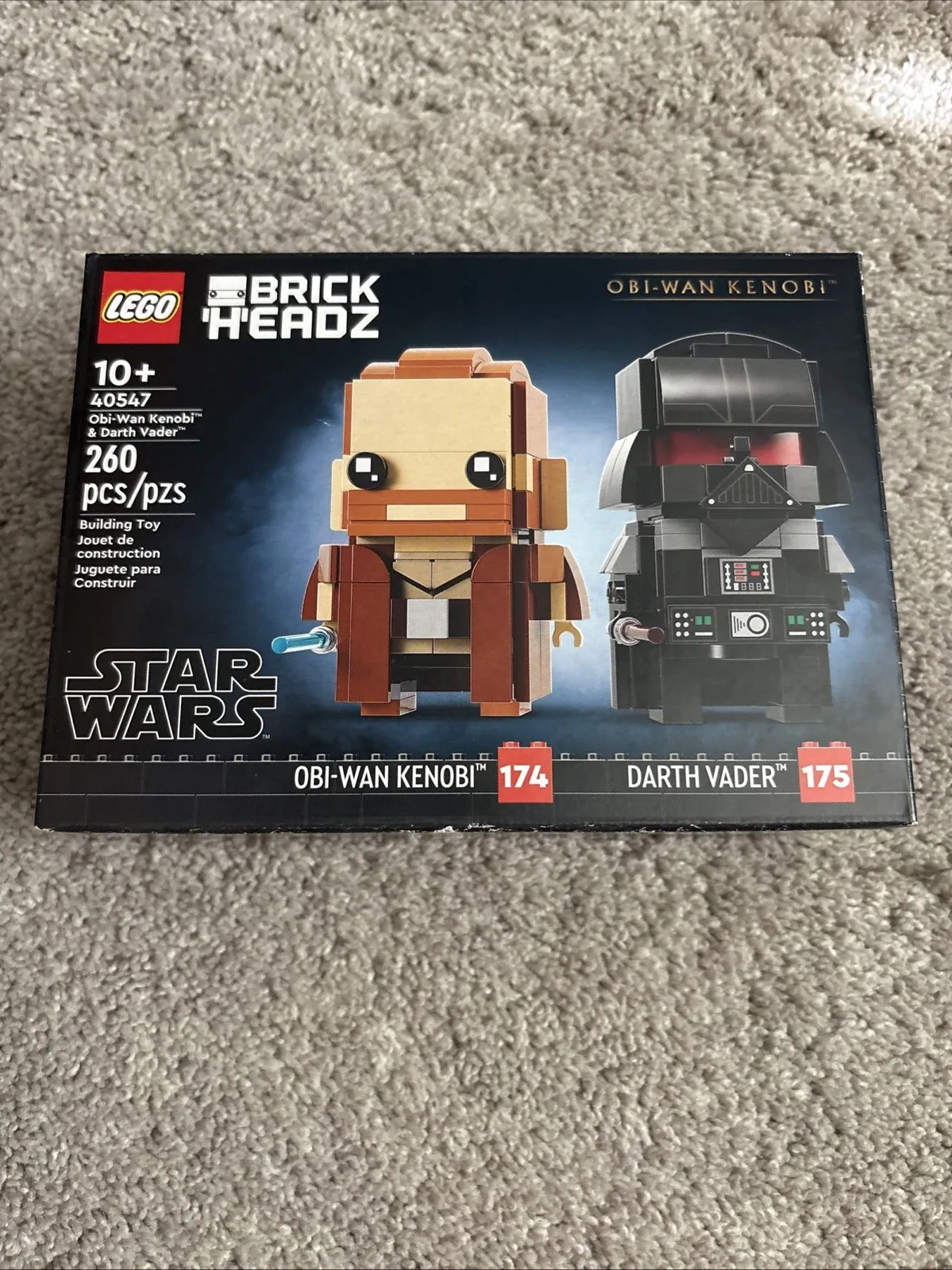 LEGO Star Wars Brickheadz Obi-Wan Kenobi & Darth Vader 40547