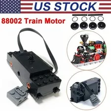 Fit For LEGO Power Function 88011: 9V TRAIN MOTOR WITH WHEELS Technic Toy New