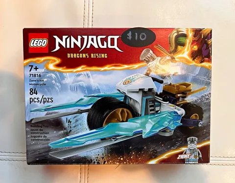 LEGO NINJAGO Dragons Rising Zane's Ice Motorcycle 71816 Minifigure 84 pcs