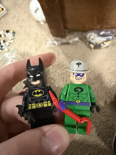 Lego Batman And The Riddler Minifigure Dc Superheroes