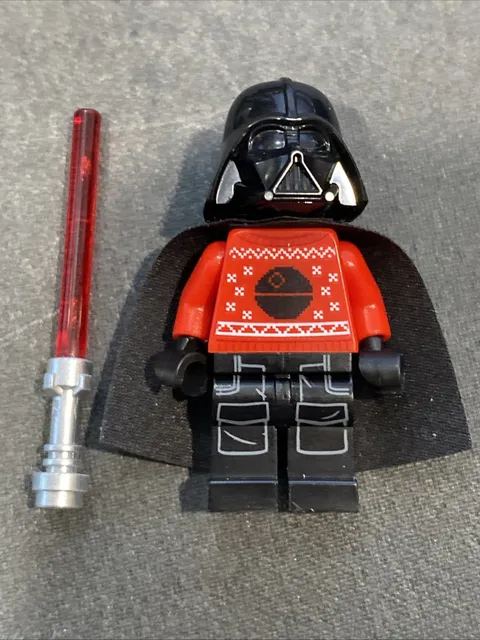 LEGO Star Wars Darth Vader Minifigure Red Christmas Sweater Death Star 75279