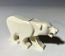 LEGO White Polar Bear Animal Figure - Arctic Subtheme, 1 Piece