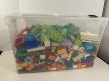 LEGO Duplo Bulk Lot of Blocks Bricks Parts Pieces Apprx. 15lbs NO FIGURES