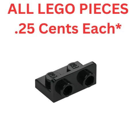 LEGO Bracket 1x2 with 1x2 Up Black 99780 - Genuine LEGO Parts Pieces Bulk
