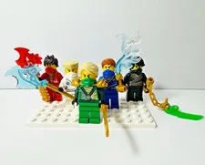 LEGO Ninjago Rebooted Lloyd Zane Kai Cole Jay Minifigure Lot Authentic