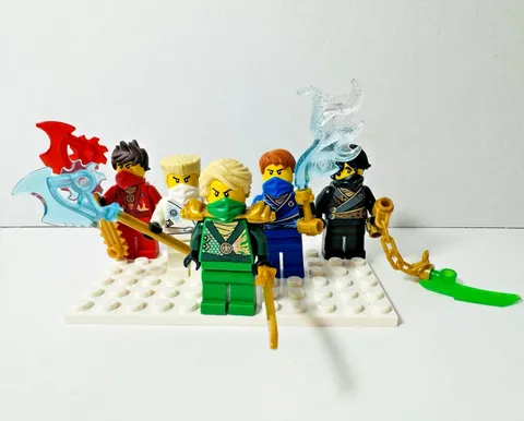LEGO Ninjago Rebooted Lloyd Zane Kai Cole Jay Minifigure Lot Authentic