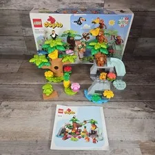 LEGO DUPLO Wild Animals South America 10973 Missing Lama/2 Flowers