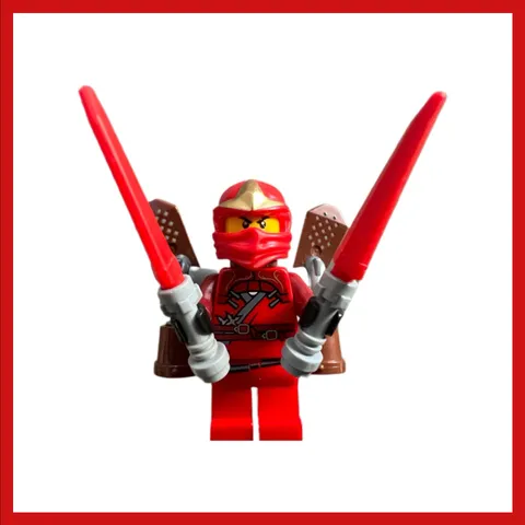 Rare Lego 9443 Ninjago Kai ZX and Rocket Pack Minifigure 2012 Retired