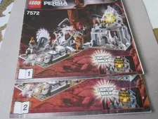 Lego Building Instructions Instruction 7572 Prince of Persia Light Up Brick, Parts 1 and 2