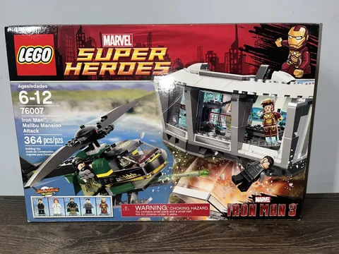 LEGO Marvel Super Heroes Iron Man Malibu Mansion Attack 76007 New Sealed Retired