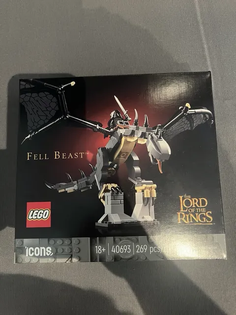 LEGO ICONS - Lord of the Rings - Fell Beast - Set 40693 - NEW + Sealed - 269 PCS