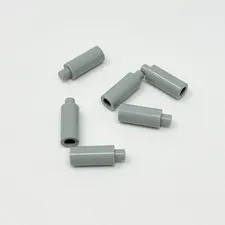 37762 LEGO Part Minifigure Candlestick Candle LIGHT BLUISH GRAY (6)