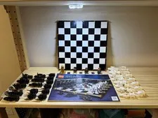 LEGO Harry Potter Hogwarts Wizard's Chess 76392 W/Minifigs SOME YELLOWING READ