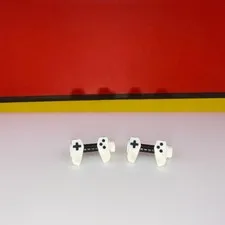 LEGO Video Game 2 Controllers 🎮 white w/ black Buttons PS3 Remote Minifigure