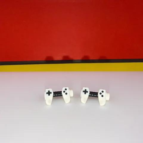 LEGO Video Game 2 Controllers 🎮 white w/ black Buttons PS3 Remote Minifigure