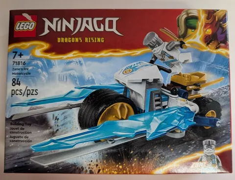 LEGO Ninjago Dragons Rising Zanes Ice Motorcycle 84 Pieces Building Toys 71816
