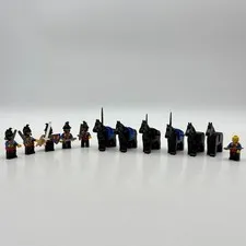 Vintage LEGO Castle Dragon Knights Minifigure Horse Lot 6 Horses Weapons