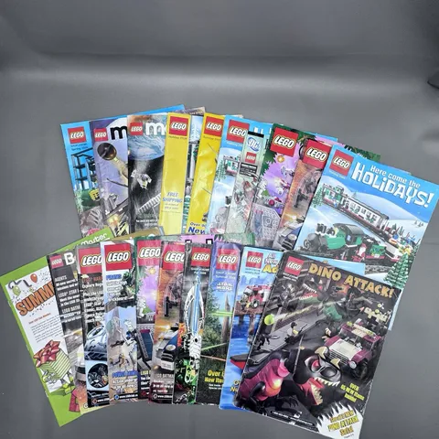 Lot of 17 Vintage LEGO Shop at Home Catalogs 1996-2005 Star Wars Harry Potter DC