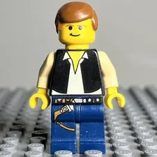 LEGO Star Wars Han Solo Minifigure sw0111 Mos Eisley Cantina 4501 - 3H
