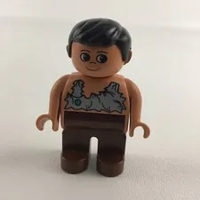 Lego Duplo Replacement Mini Fig Minifig Figure Prehistoric Boy Caveman Cave Toy