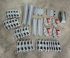 Lot 40 Piece Lego Duplo Train Parts Bridge Switching Tracks