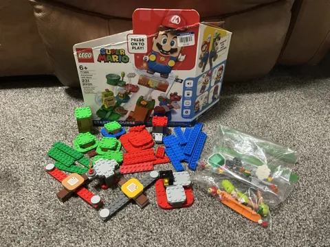 LEGO Super Mario Building Set REPLACEMENT PARTS Lot of Pieces INCOMPLETE