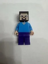 LEGO Minecraft Steve Minifigure min009 Dark Purple Legs
