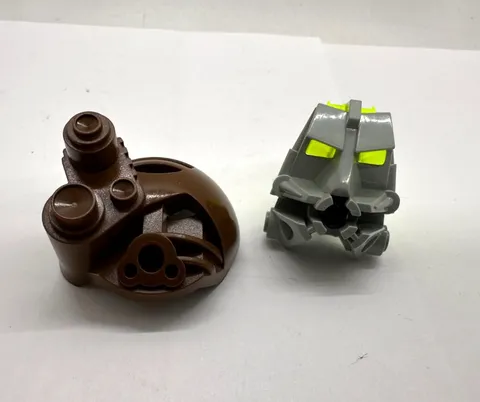 LEGO BIONICLE : Mask Of X-ray Vision : Kanohi AKAKU BROWN MASK 32569