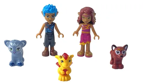 Lego Friends Elves AZARI TIDAS SPARK ENKI FLAMY Collectible Kids Toys Lot of 5!
