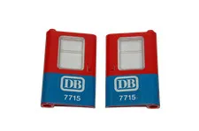 Lego® 12V TRAIN Railway 7715 Doors Set Set Left+ Right RED BLUE