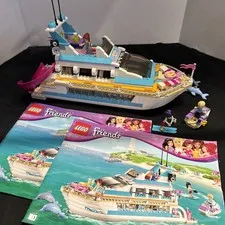 LEGO FRIENDS: Dolphin Cruiser (41015) Retired 2013 - 99% complete W/manuals