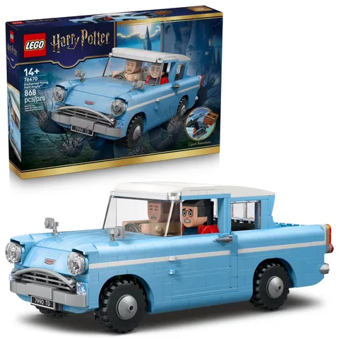 LEGO Harry Potter Enchanted Flying Ford Anglia building Set, 868 Pieces