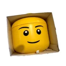 LEGO Storage Head Mini Yellow Plastic for Kids 4+ Organizer