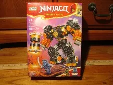 NIB Sealed LEGO NINJAGO 71806 Cole's Elemental Earth Mech Building Set