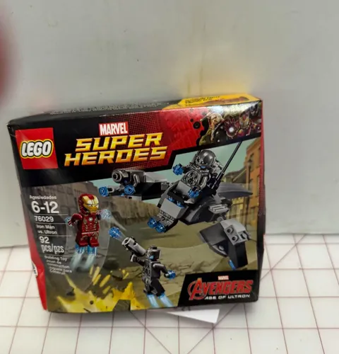 Lego 76029 Marvel Super Heroes AVENGERS IRON MAN vs ULTRON DMG PKG #K2