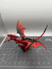 Authentic Red Dragon Figure from Lego Set 70403 Dragon Mountain, Fantasy Era