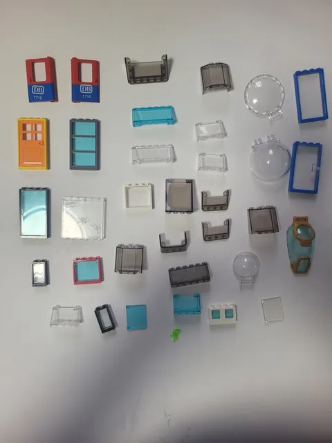Lego Assorted Doors/ Windshields And Windows  Lot 